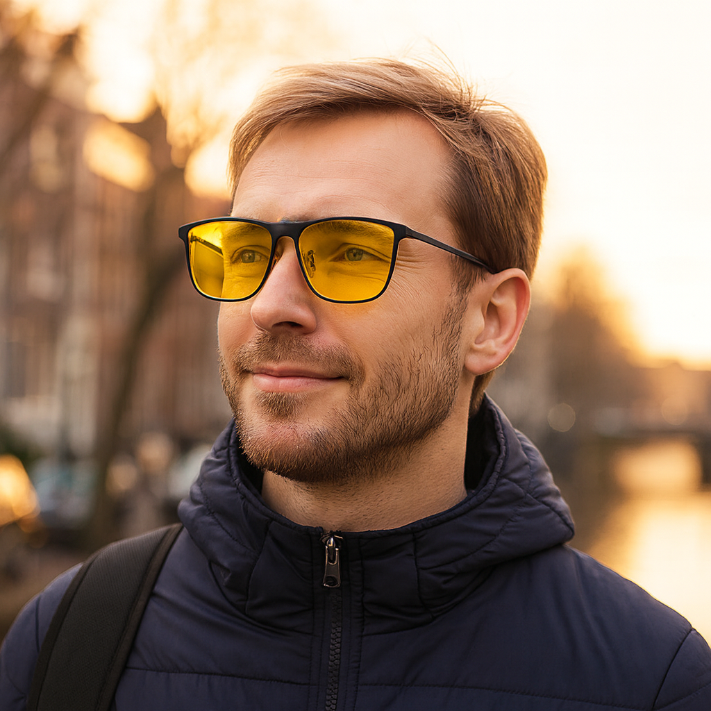 Unisex Solbriller i Plast | Standard Pasform Briller | Polykarbonatlinser til Hverdag & Udendørs Brug | Vanero