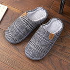Unisex Hjemmesko Plysmateriale | Memory Foam Indendørs Fodtøj | Skridsikker Sål Til Hjemmebrug & Afslapning | Vanero