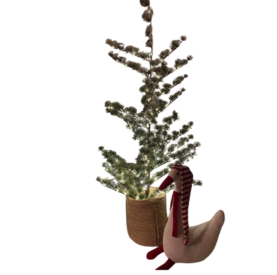 Cedertræ med sne - Ink LED lyskæde | 170 cm | Vanero