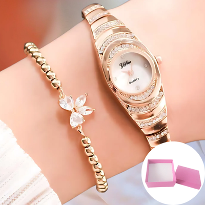 Jewelance ElegantWatch Elegant Moderne Dameur Med Gaveæske | Vanero