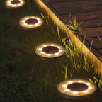 Solcelle Havelamper LED Design | Ledningsfri Udendørs Sti & Terrassebelysning | Indkørsel Have Landskab & Udendørs Brug | Vanero