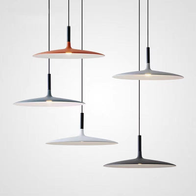 Flyvende Tallerken LED Suspension Lampe Nyhed Minimalistisk Metal Restaurant Hængende Pendel