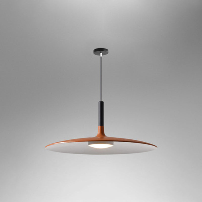 Flyvende Tallerken LED Suspension Lampe Nyhed Minimalistisk Metal Restaurant Hængende Pendel