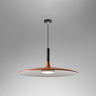 Flyvende Tallerken LED Suspension Lampe Nyhed Minimalistisk Metal Restaurant Hængende Pendel