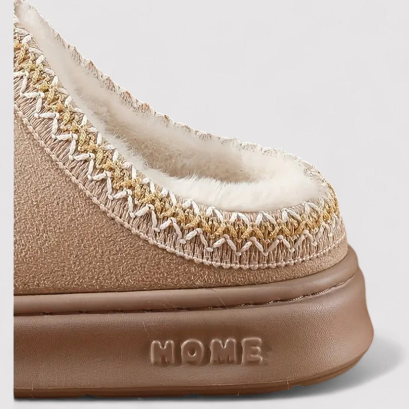 Mira Gummi, Polyester & Bomuldsblanding | Unisex Pasform Tøfler | Skridsikker Sål Med Blød Foring til Hjemmebrug & Afslapning | Vanero