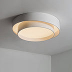 LED Flush Loftlampe Med Cirkulært Design | Metalkonstruktion Med Integreret LED Modul | Belysning Til Soveværelse & Gang | Vanero