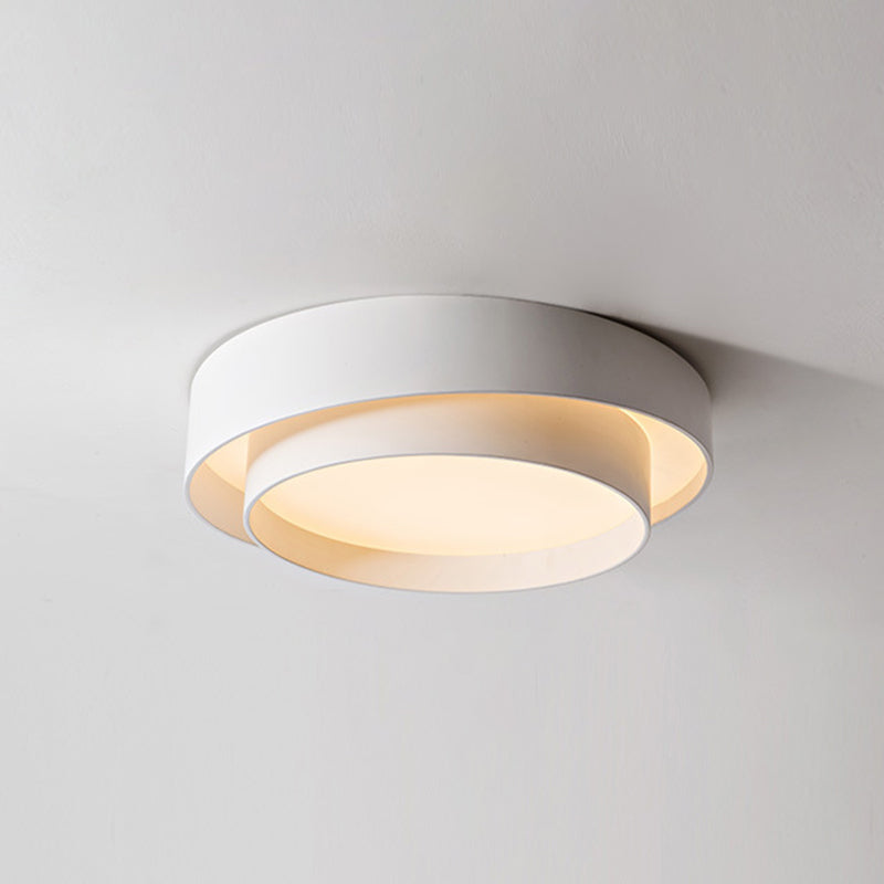 LED Flush Loftlampe Med Cirkulært Design | Metalkonstruktion Med Integreret LED Modul | Belysning Til Soveværelse & Gang | Vanero