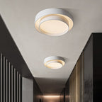 LED Flush Loftlampe Med Cirkulært Design | Metalkonstruktion Med Integreret LED Modul | Belysning Til Soveværelse & Gang | Vanero
