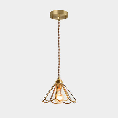 Icy Clear Glass Shade Hængelampe 1 Lys Tiffany | Stil Pendellampe til Soveværelse | Vanero