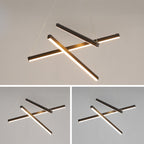 Lineær LED Lysekrone Med Geometrisk Design | Integreret LED Belysning I Flere Konfigurationer | Indendørs Loftbelysning Til Store Rum | Vanero