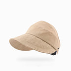 UV Solhat i Polyester & Mesh | Justerbar Pasform Sommerhat | Åben Top Med Bred Skygge til Udendørs Brug | Vanero