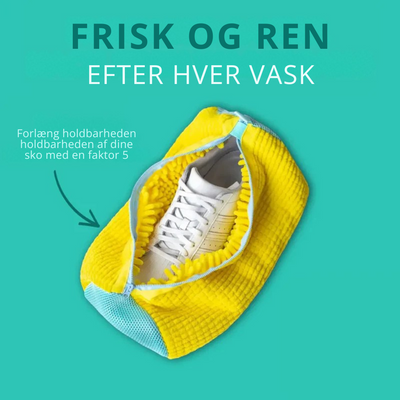 ShoeBag | Oplev bekvemmeligheden ved at vaske dine sko sikker l Vanero