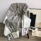 Tæppe i Uld- og Kashmirblanding | Rektangulært Hjemmetekstil til Sofa og Seng | Indendørs Boligindretning | Vanero