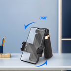 Universal Mobilholder Med Greb | 360 Graders Justerbart Transportabelt Design | Stabil Støtte Til Foto Video & Daglig Brug | Vanero