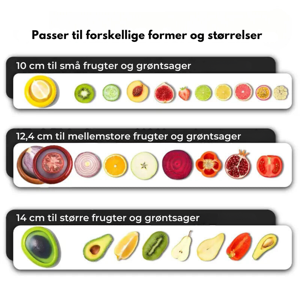GreenKeeper | Frugt- og grøntsagsbeholdere med silikoneforsegling l Vanero