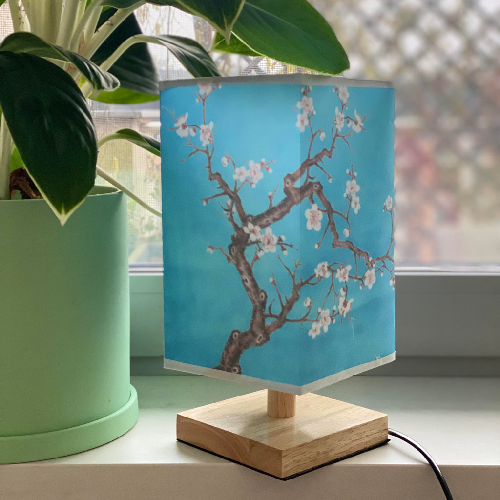 LED Bordlampe Med Varm Hvid Belysning | Bordlampe I Metal Og Glas | USB Eller Batteridrift Til Indendørs Brug | Vanero