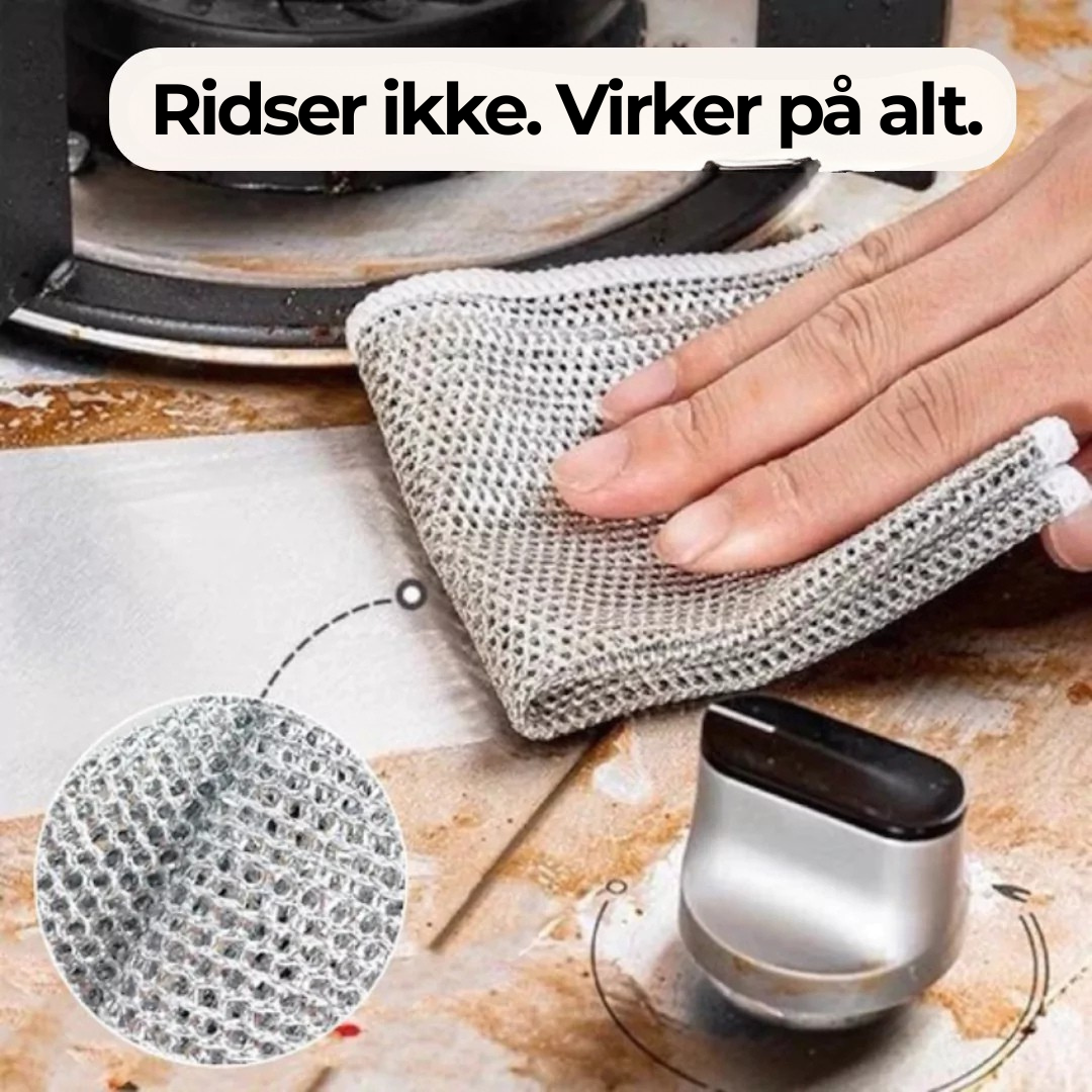 ShinySwipe Rengøringssvampe | Genanvendelige Mikrofiber Skumsvampe | Ridsefri Rengøring til Køkken og Badeværelse | Vanero
