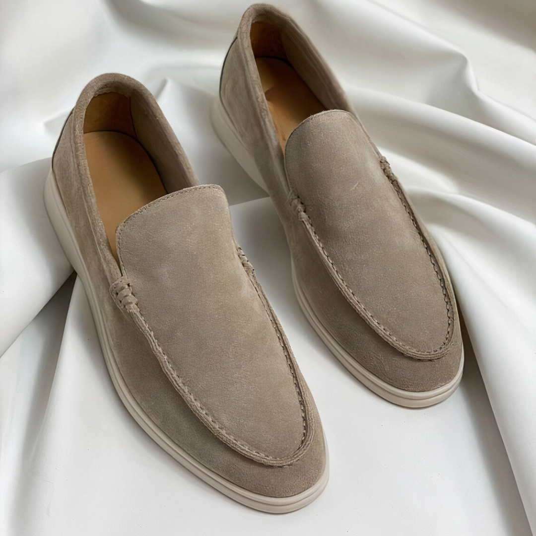 Julius | Stilfulde Slip-On Ruskindsloafers l Vanero