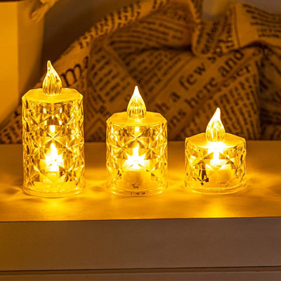 CandleGlow | Flammesløse Krystal LED Lys | Vanero