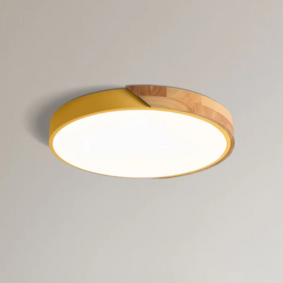 Delos | Scandinavisk Træ LED Plafondlampe med Energieffektiv Belysning | Vanero