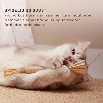 TidyTeeth | Naturlig Silvervine Stick tyggelegetøj til katte l Vanero