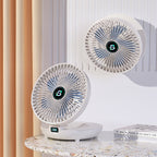 Bærbar Ventilator | ABS Foldbar Ventilator Med Genopladeligt Batteri Og Tre Hastigheder | Hjem Og Rejse | Vanero