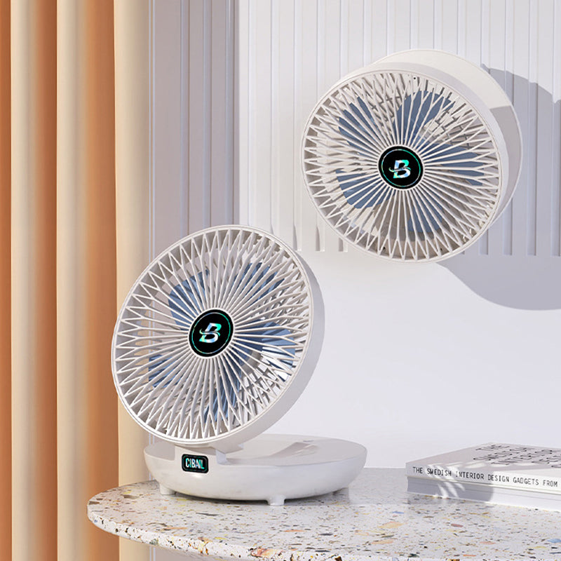Bærbar Ventilator | ABS Foldbar Ventilator Med Genopladeligt Batteri Og Tre Hastigheder | Hjem Og Rejse | Vanero