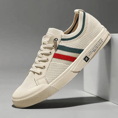Jon | Stilfulde Stribede Sneakers l Vanero