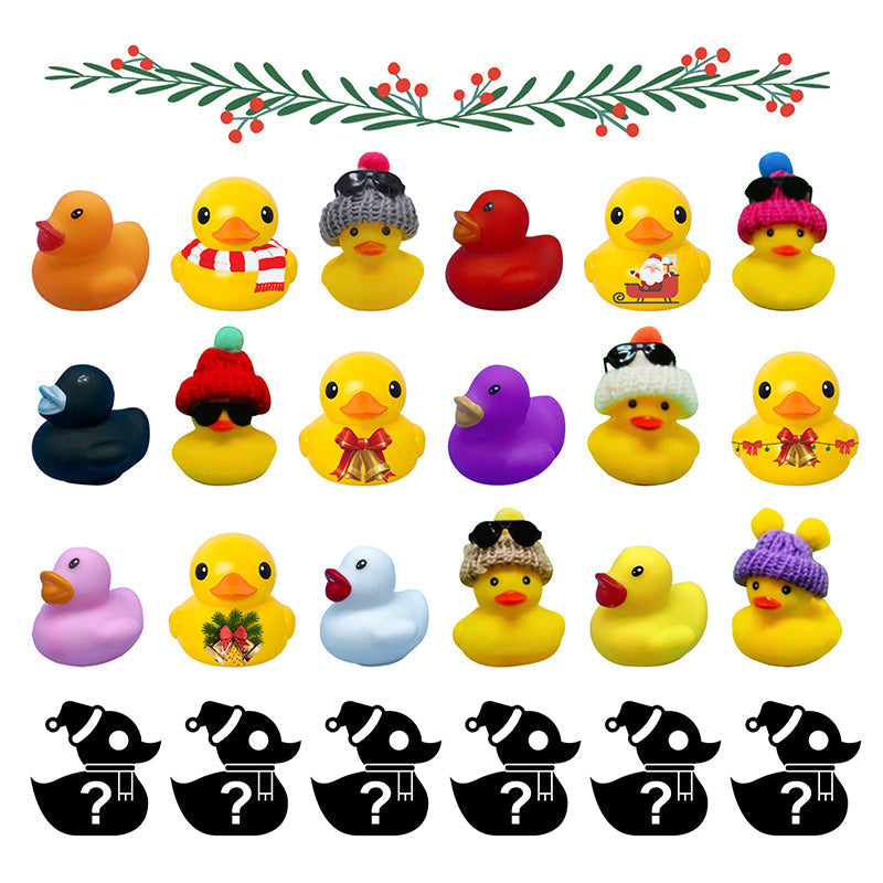 Adventskalender | 24 Gummidyr | Jule Nedtælling til Børn Sæsonaktivitet | Vanero