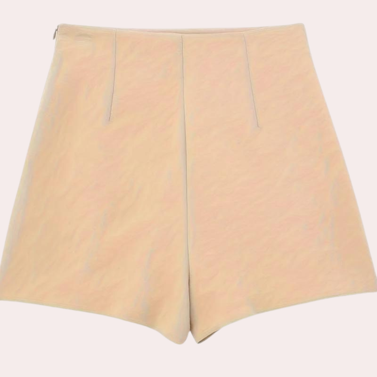 Dame Sommer Shorts I Let Materiale | Løstsiddende Shorts Med Asymmetrisk Design | Hverdagsbrug | Vanero