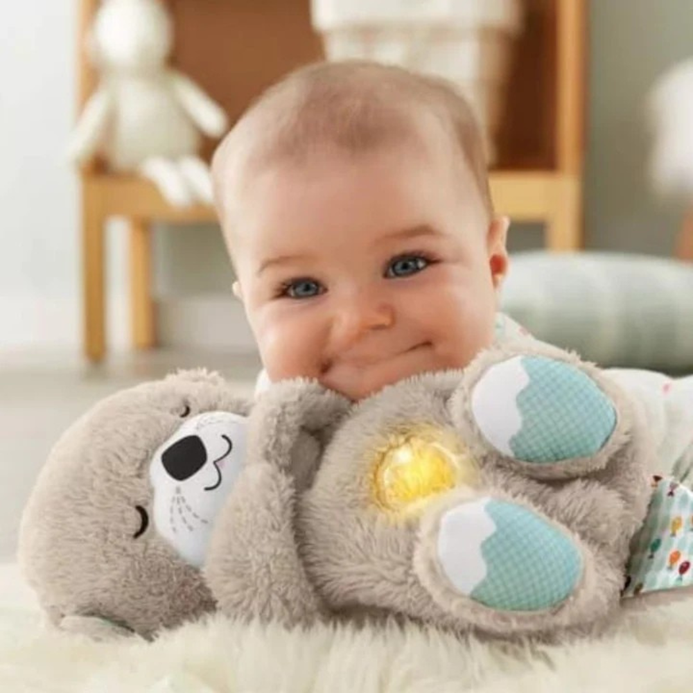 Plys Sovebamse Med LED Natlys | Blødt Batteridrevet Krammedyr Til Børn | Sengetidsbrug | Vanero