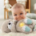 Plys Sovebamse Med LED Natlys | Blødt Batteridrevet Krammedyr Til Børn | Sengetidsbrug | Vanero