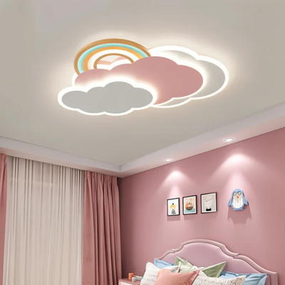 PinkyGlow | LED Loftlampe med Regnbueeffekt til Børneværelse | Vanero