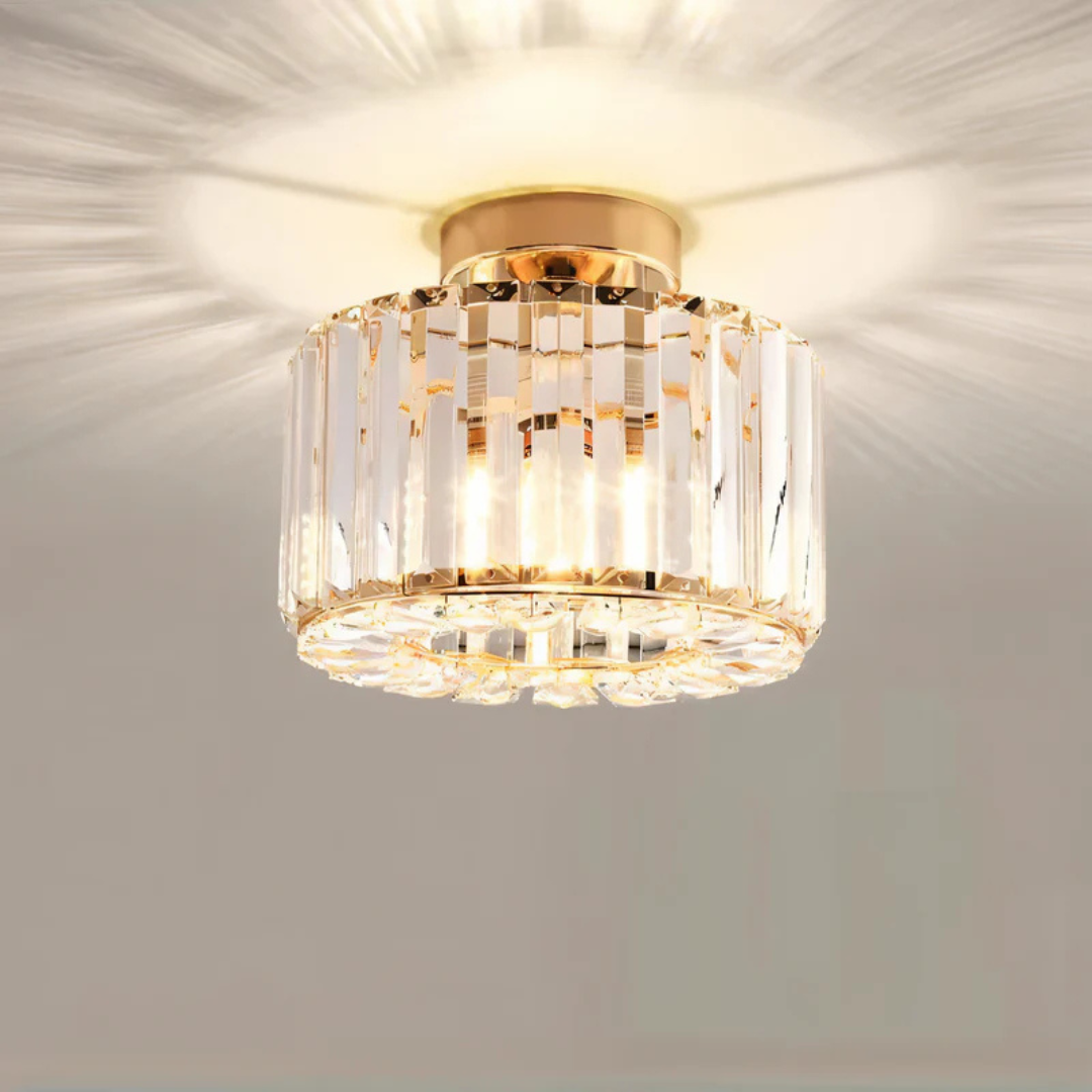 CrystGlow | Luksus krystal loftslampe - strålende loftsbelysning | Vanero