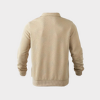 Dametrøje Strikmateriale | Afslappet Pasform Sweater | Geometrisk Mønster til Hverdags- & Køligt Vejr Brug | Vanero