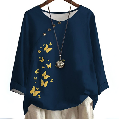 Klara | Elegant Bluse- og Buksesæt Dame | Vanero