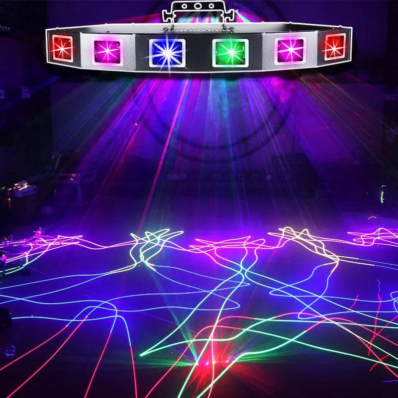 RGB Linjeskannende Laserlys B1 | Kraftfuldt Lysshow Effekt | Vanero