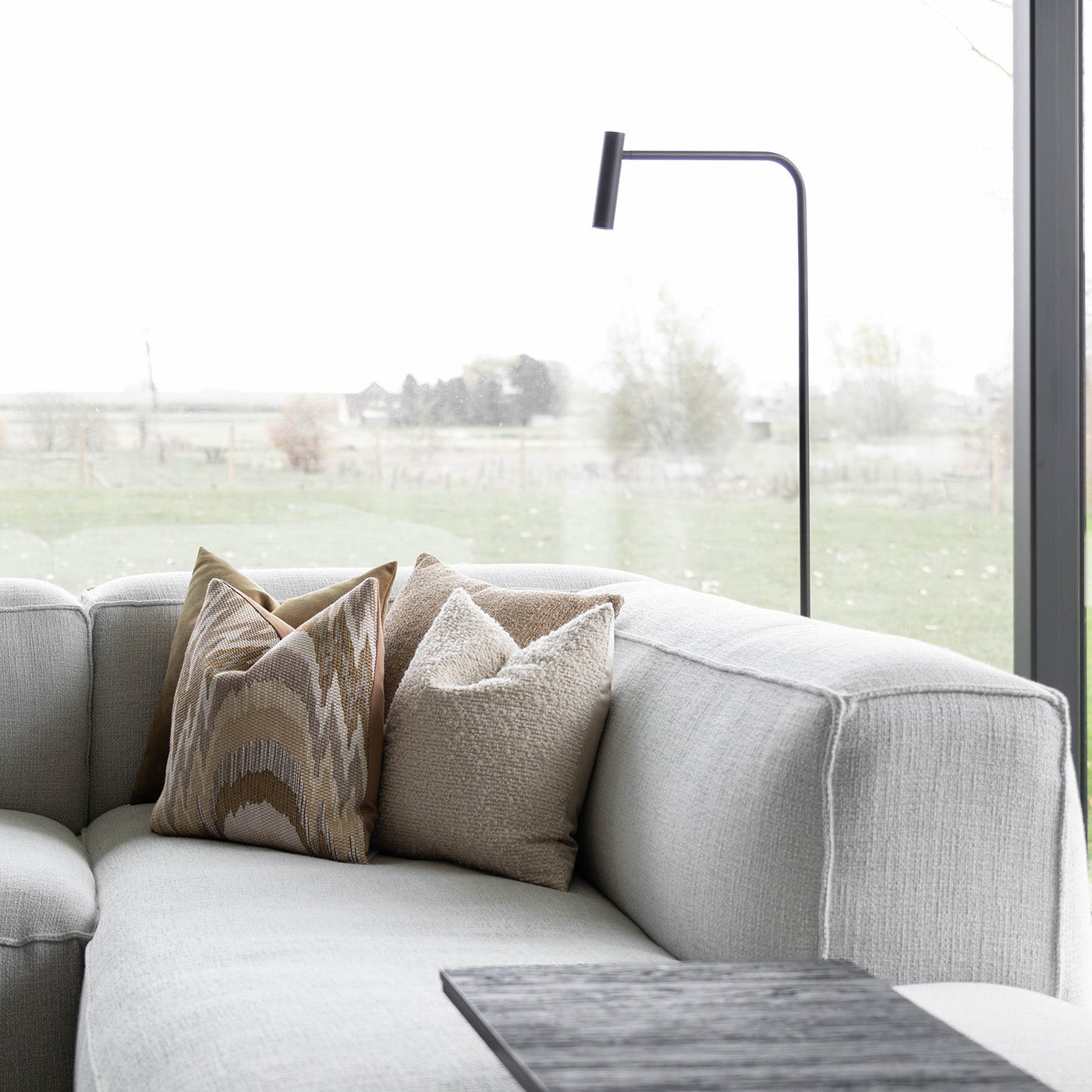 Gulvlampe Pomery | Sort | Vanero