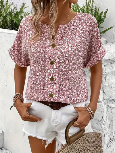 Mery | Knapper Sommer Top l Vanero