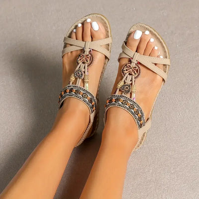 Sanne | Stilfulde Boho Sandaler l Vanero
