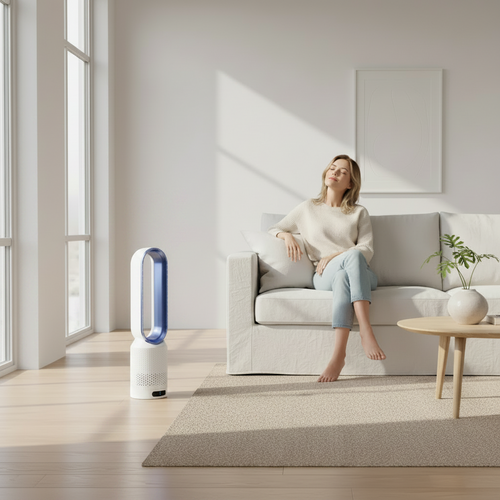 Bladløs Luftkøler Med Luftrenser | UV-Rensning Og Ionisator Med 8 Ventilationstilstande | Indendørs Personlig Køling | Vanero