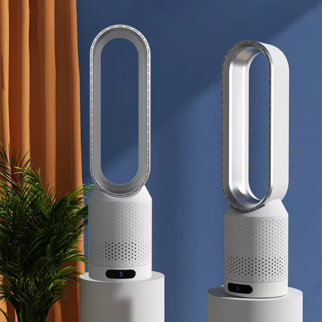 Bladløs Luftkøler Med Luftrenser | UV-Rensning Og Ionisator Med 8 Ventilationstilstande | Indendørs Personlig Køling | Vanero