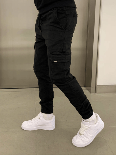 Laurent | Slim Fit Cargo Joggers l Vanero