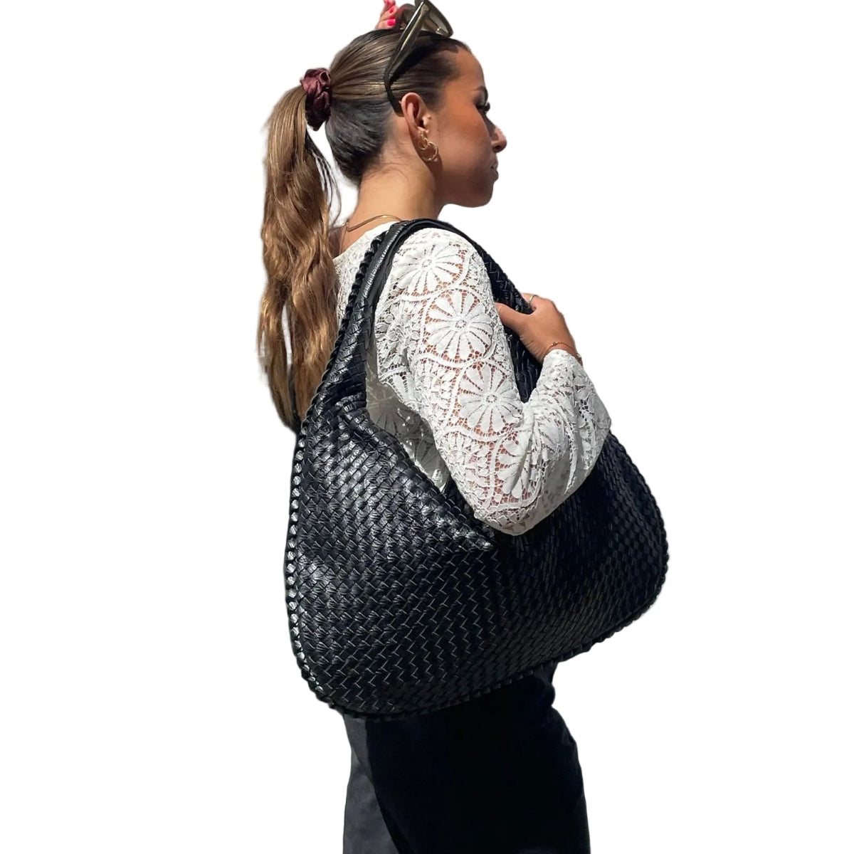Dame Tote Taske Vegansk Kunstlæder Konstruktion | Tote Taske med Laptop Opbevaring | Arbejdstaske til Hverdagsbrug, Kontor & Pendling | Vanero