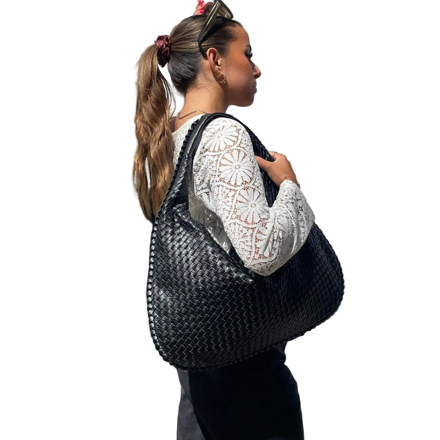 Dame Tote Taske Vegansk Kunstlæder Konstruktion | Tote Taske med Laptop Opbevaring | Arbejdstaske til Hverdagsbrug, Kontor & Pendling | Vanero