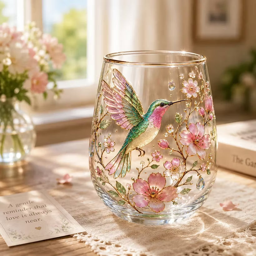 Dekorativt Drikkeglas | Blomstermønster & Filigranlignende Detaljer | Formet Glas Til Borddekoration & Servering Af Drikke | Vanero