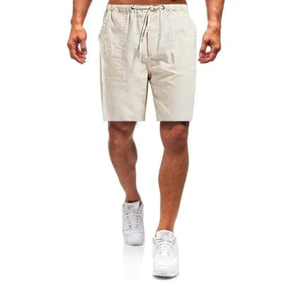 LinoFit l Herre Leinen Shorts l Vanero