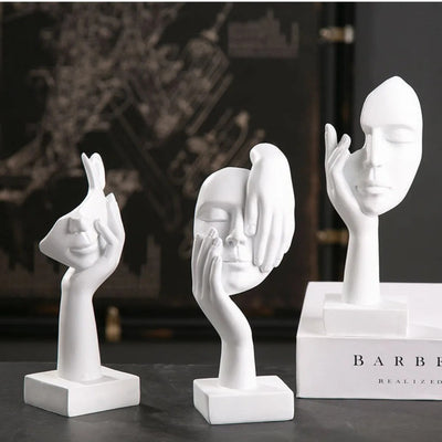NordicMuse | Abstrakt Ansigt Skulptur | Vanero
