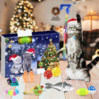 Adventskalender | 24 Kattelegetøjsoverraskelser | Jule Nedtælling til Katte Sæsonaktivitet | Vanero