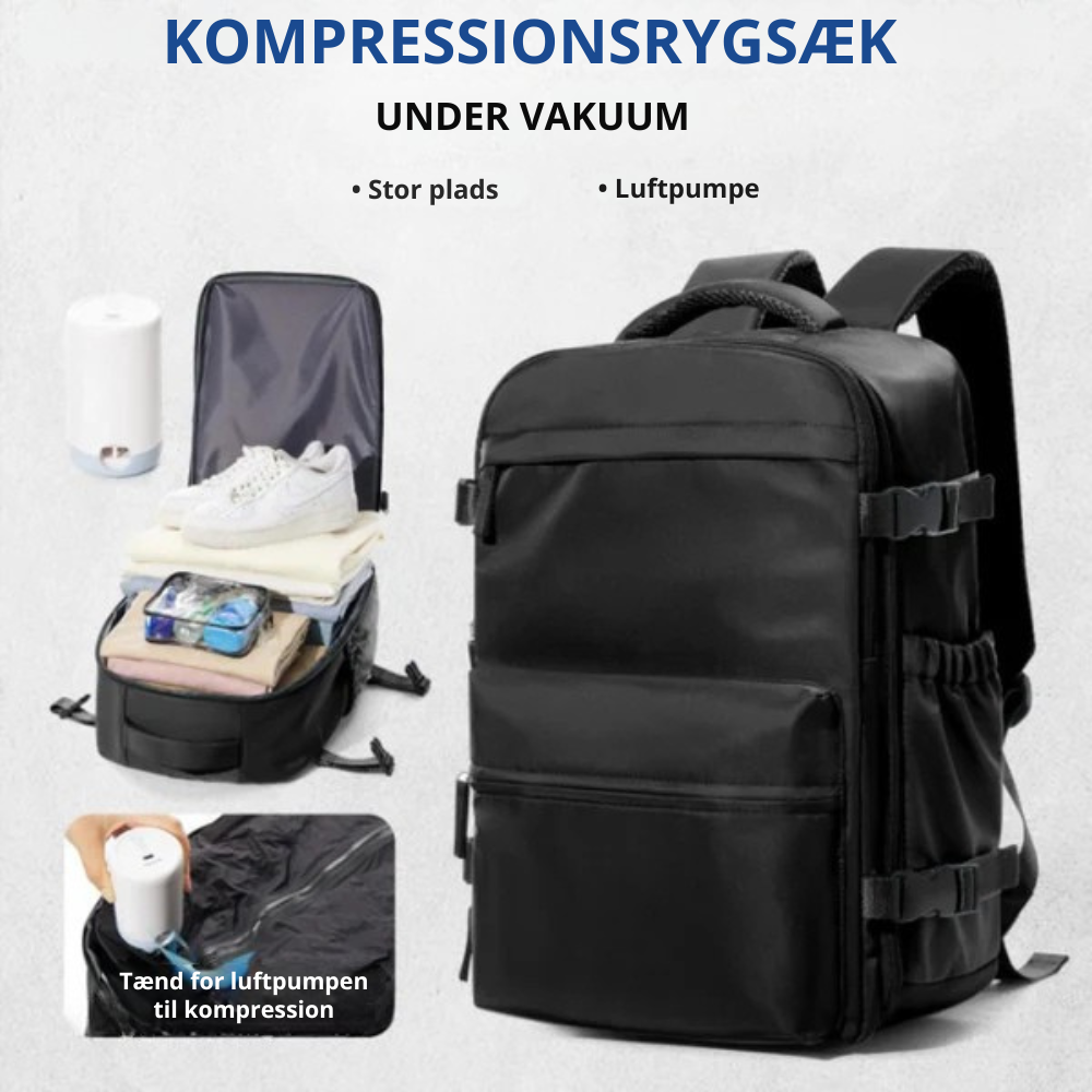 FlightFit | Vakuum Rejrugtasker - Den perfekte taske som håndbagage i flyet l Vanero